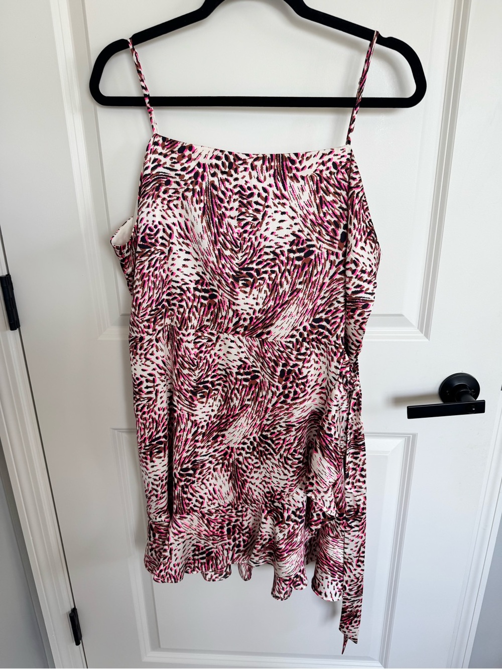Express Pink, Black and White Mini Dress
